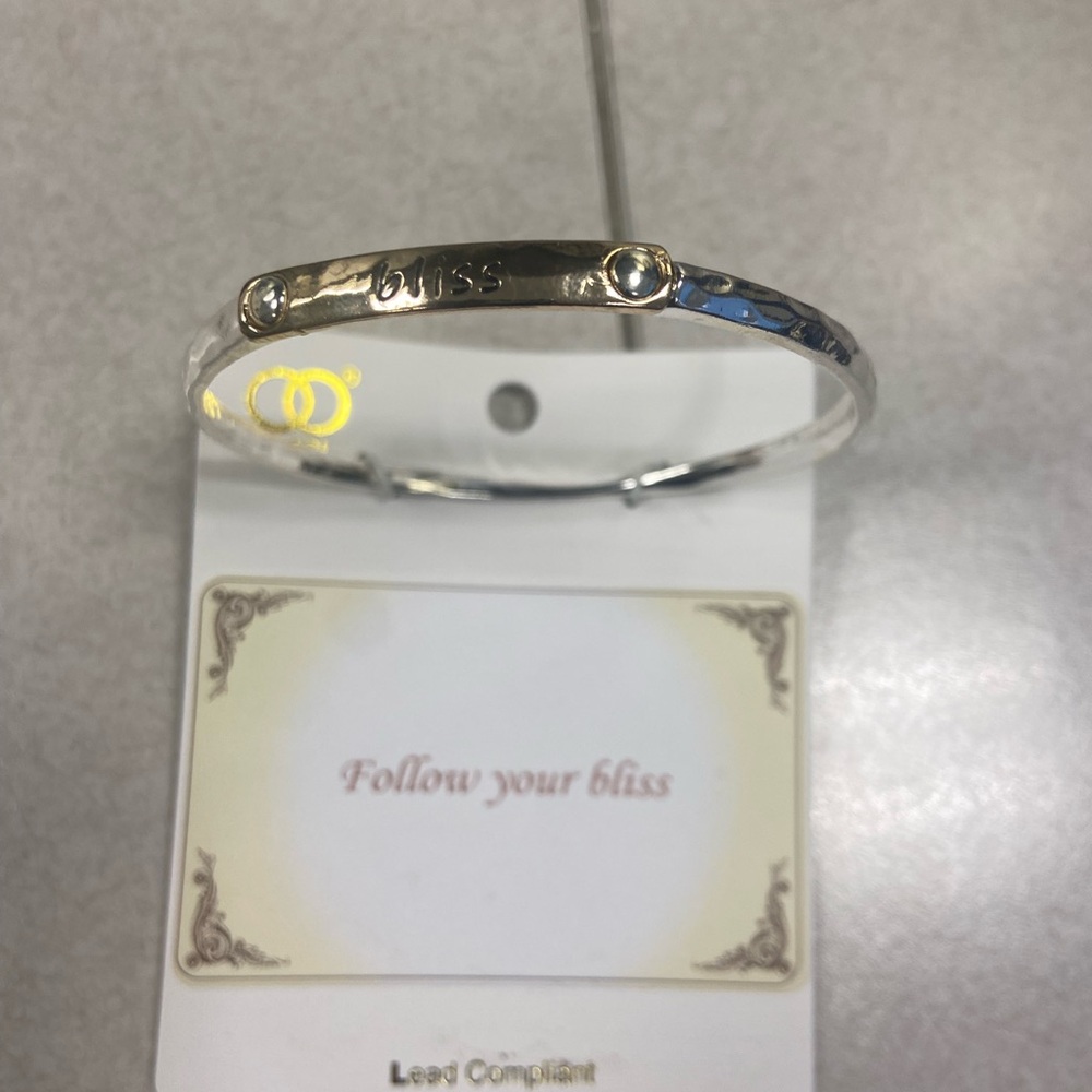 Cute gold & silver bracelet